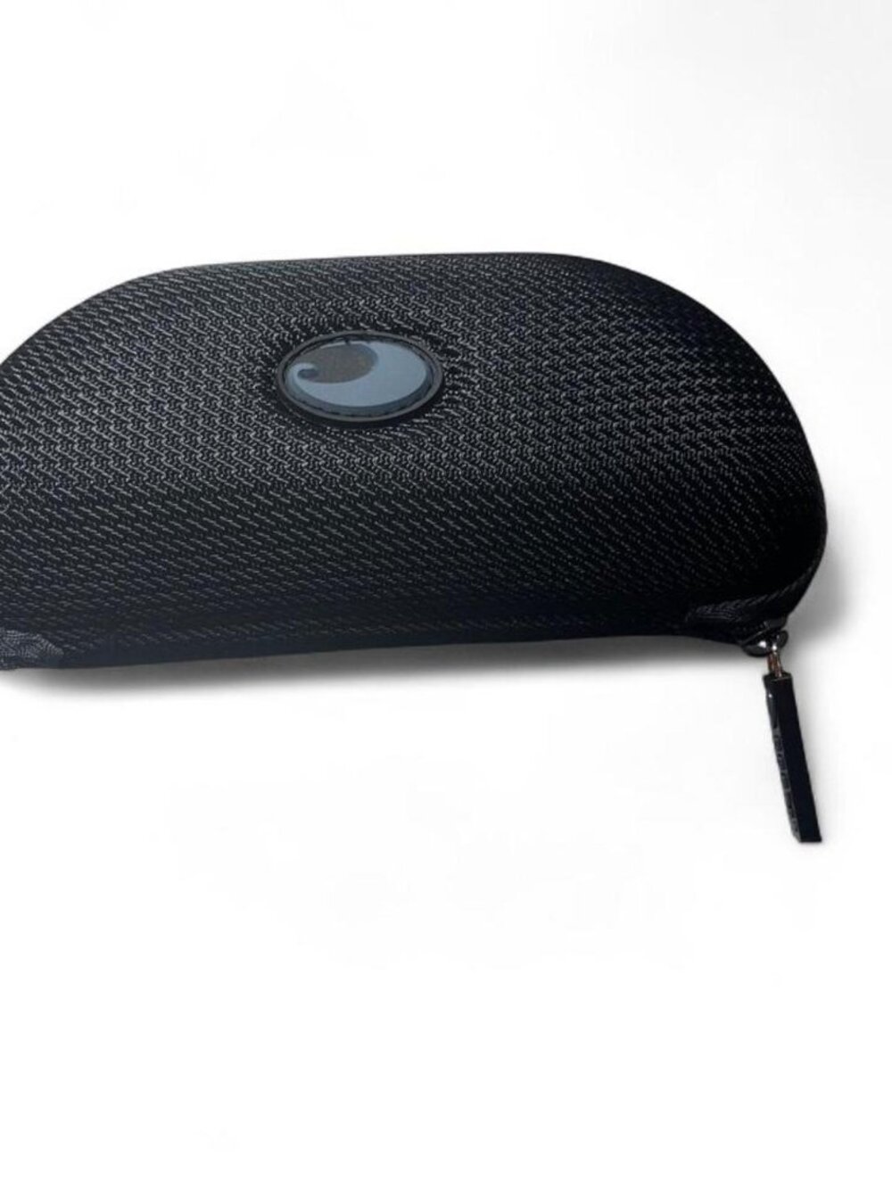 Costa Black Hard Shell Zipper Sunglasses Case Blue Logo